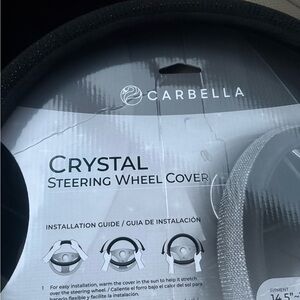 Carbella Crystal Steering Wheel Cover